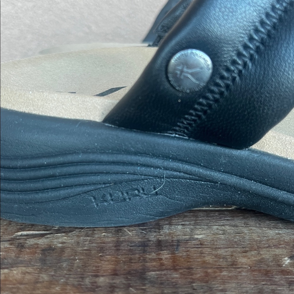 KURU Coda Mesa jet black Black Women's Sandals - Picture 2 of 10